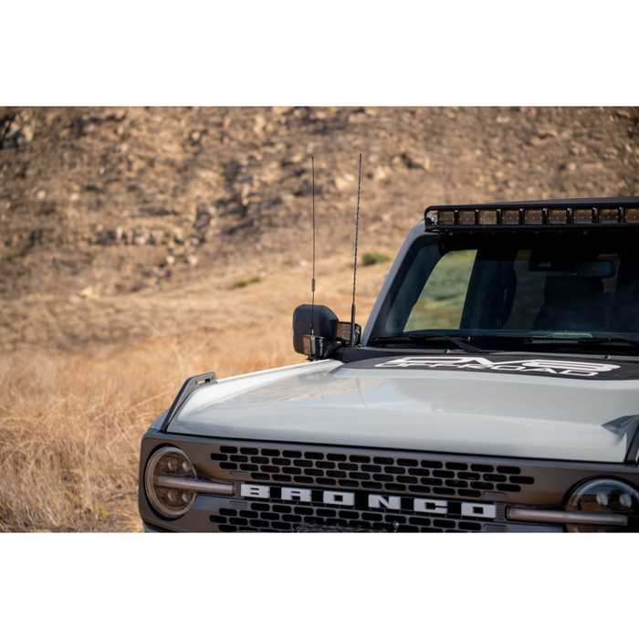 DV8 Offroad 2021-2026 Ford Bronco A-Pillar Dual Light Pod Drop Mounts Model LBBR-08