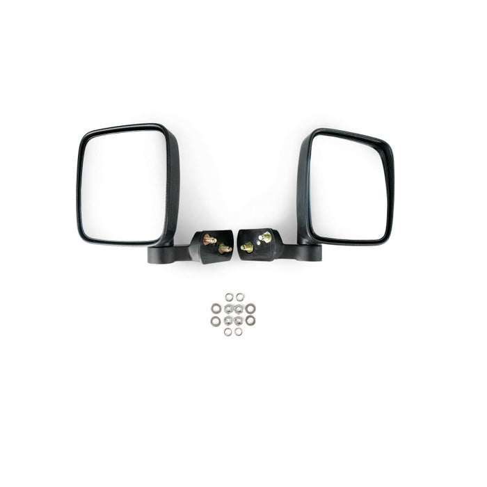 DV8 Offroad 2018-2025 Jeep Gladiator JT WranglerJL JLU Front Half-Doors With Alum Mesh Model HDJL-01F