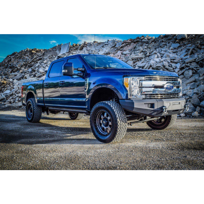 DV8 Offroad 2017-2021 Ford F-250 Super Duty Steel Front Bumper Model FBFF2-03