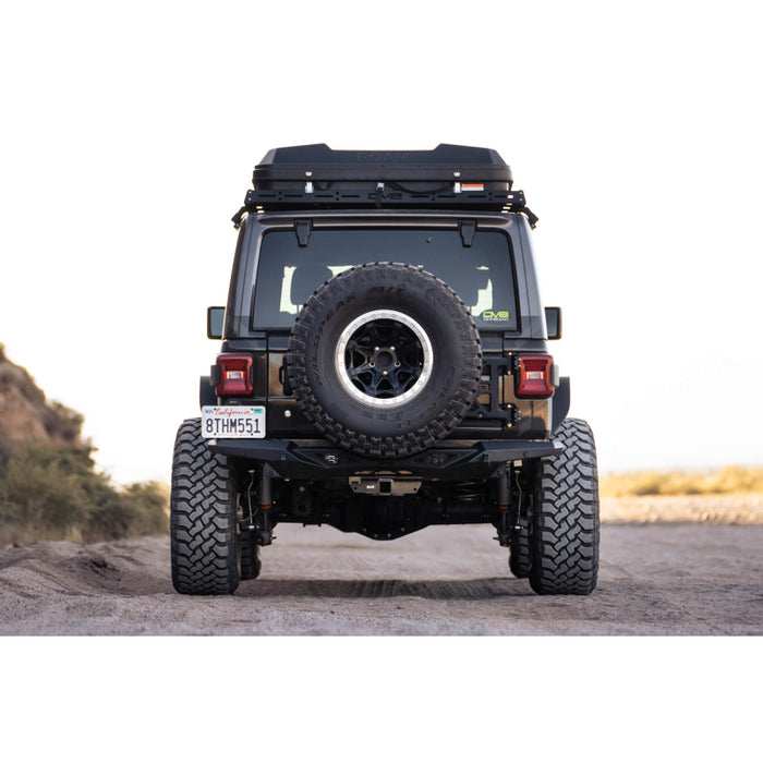DV8 Offroad 2018-2025 Jeep Wrangler JL JLU DV8 Offroad Spec Series Rear Bumper Model RBJL-09