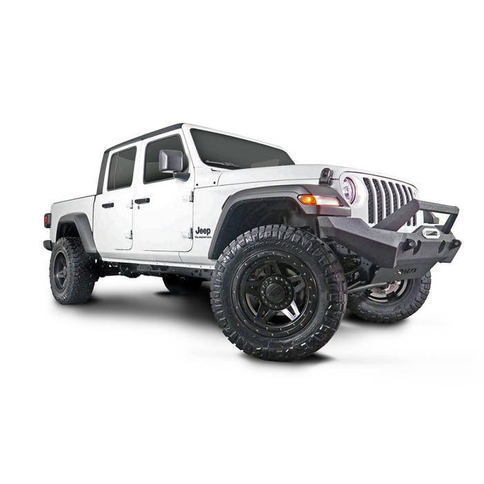 TrailFX Front Bumper w/ Skid Plate w/ Winch Mount Model JL07T