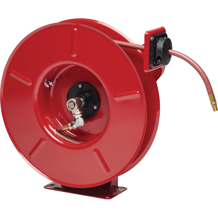 ReelCraft Series 7000 3/8 in. x 50 ft. Premium Duty Spring Retractable Hose Reel - 300 PSI Air/Water Model 7650OLP