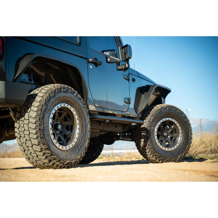 DV8 Offroad 2-Door OE Plus Running Boards Model SRJK-09