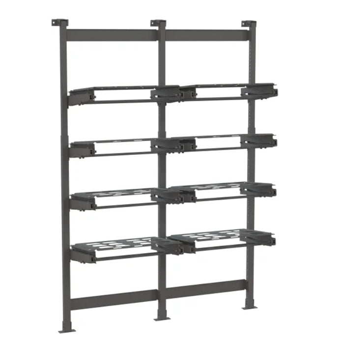 Holman Double ProStow Shelf w/ Legs 4 Shelves Sliding Model 48042SP