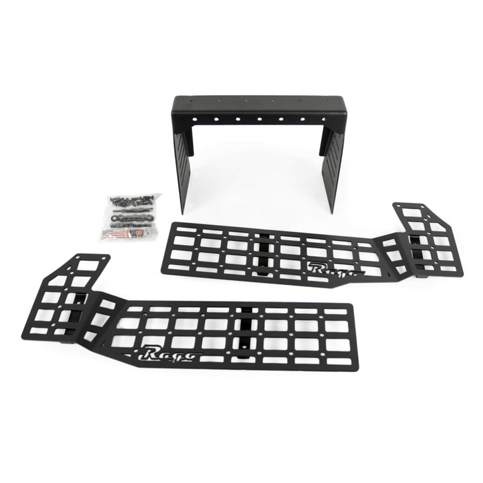 Rago Fabrication 2010-2023 5th Gen Toyota 4Runner Center Console Molle Storage Panel Model R1019T4RUNCCMP-P