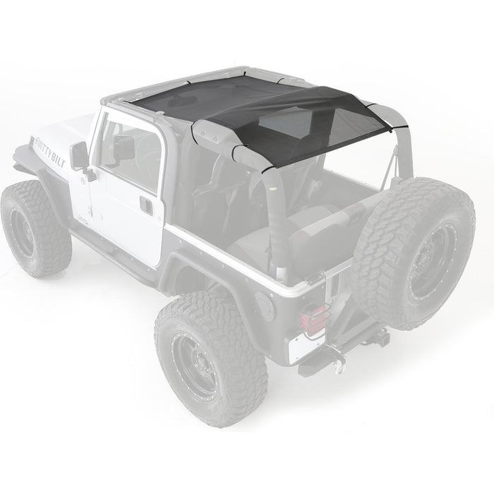 Smittybilt Cloak Extended Mesh Top - Mesh (97-06 TJ) Model 95600