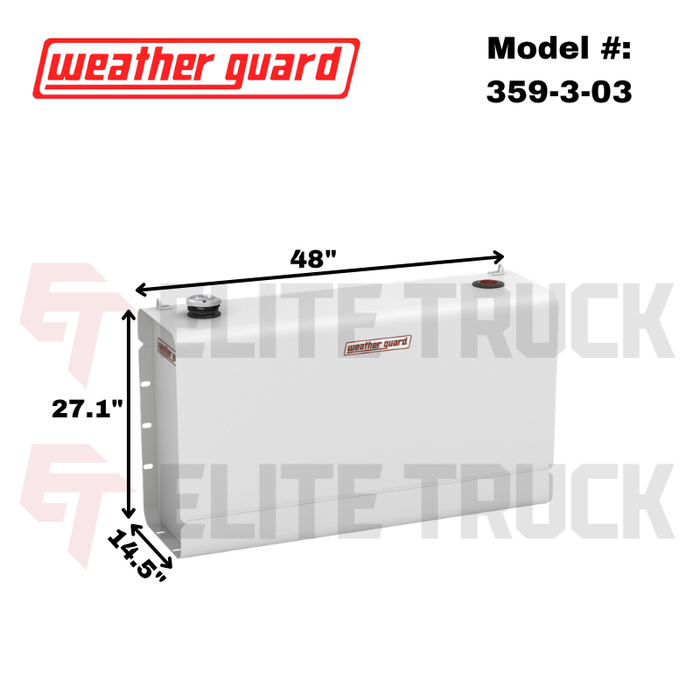 Weather Guard 69 Gallon White Steel Transfer Tank Model 359-3-03