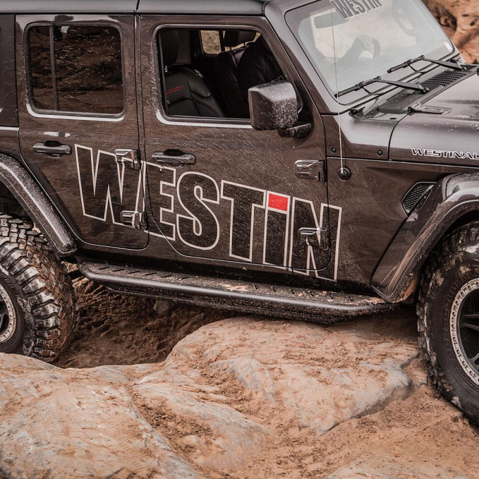 Westin Triple Tube Rock Rail Running Boards Textured Black Finish Model 42-6025