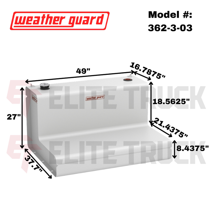 Weather Guard 110 Gallon White Steel Transfer Tank Model 362-3-03