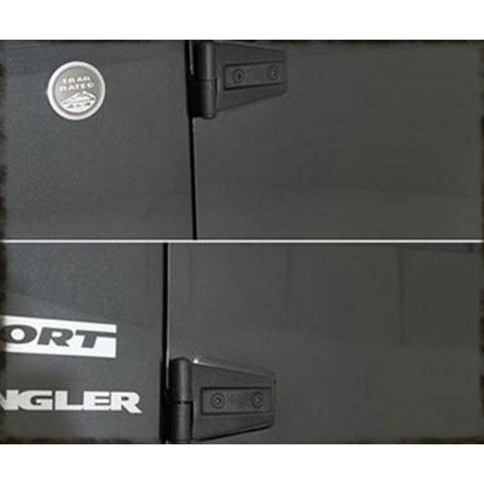 Smittybilt Door Hinge Kit - Black (07-18 JK/JKU) Model 7687