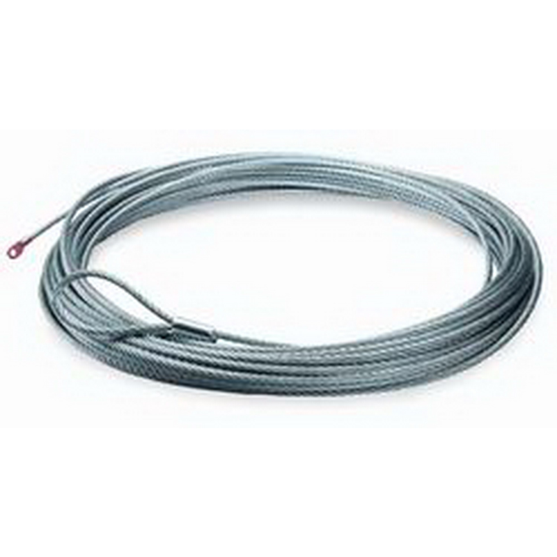 Warn Replacement Steel Rope 3/8 Inch Diameter X 125 Feet Length Model ...