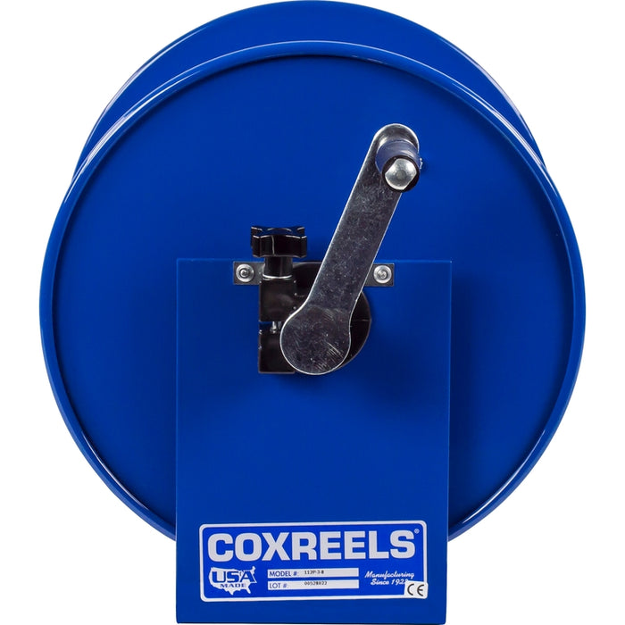 CoxReels 100 Pure Flow Series Compact Hand Crank Breathing Air Hose Reel 3/8 in. x 100 ft. - No Hose Model 112P-3-8