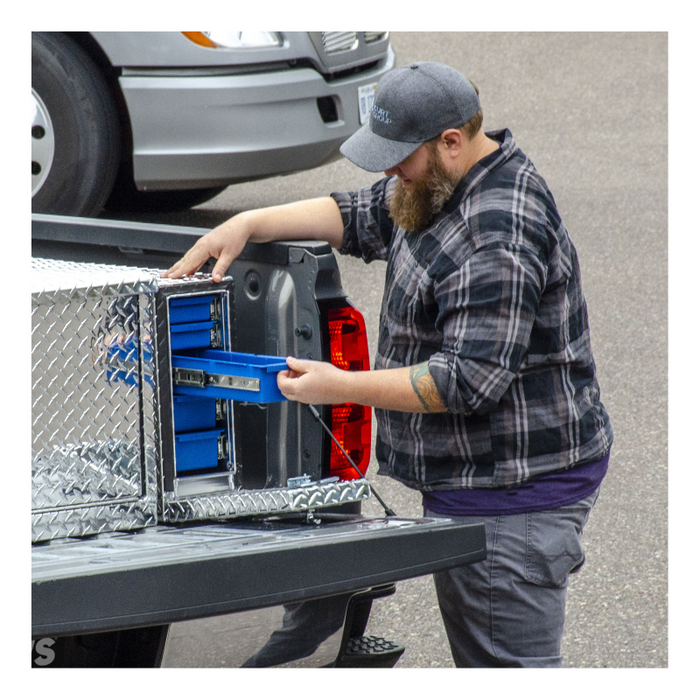 UWS Bright Aluminum 18" Drawer Truck Tool Box Model DS-18