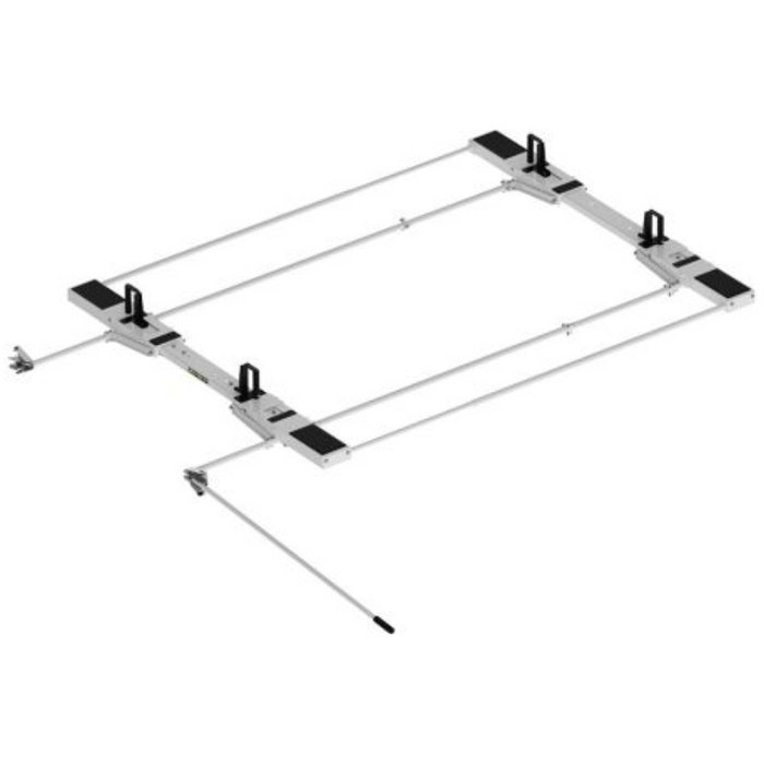 Holman Drop Down HD Aluminum Ladder Rack - Double - Preassembled - Sprinter & ProMaster Model 4A95M