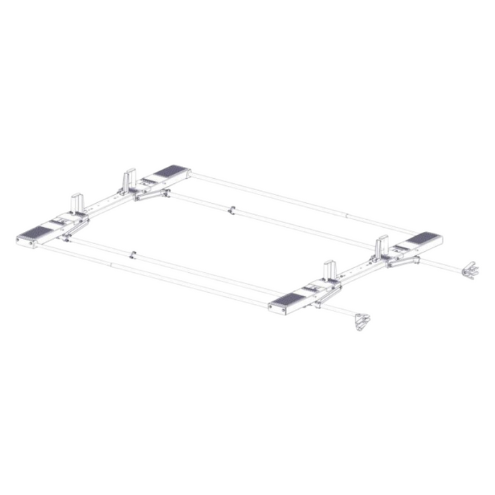 Holman Drop Down HD Aluminum Ladder Rack Kit Double Ram ProMaster Stan ...