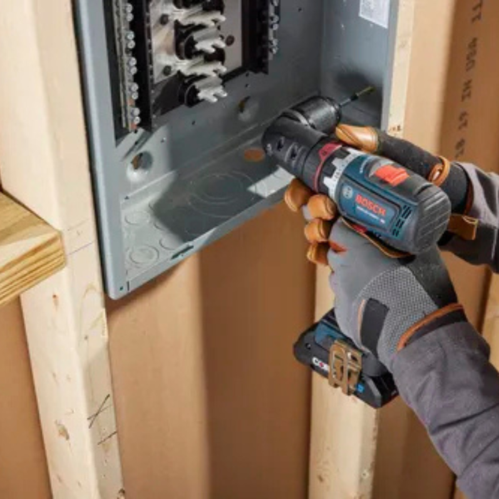 Bosch 18V Drill/Driver With 5-In-1 Brushless Flexiclick System and (2) CORE18V 4 Ah Advanced power Battery Model GSR18V-800FCB24