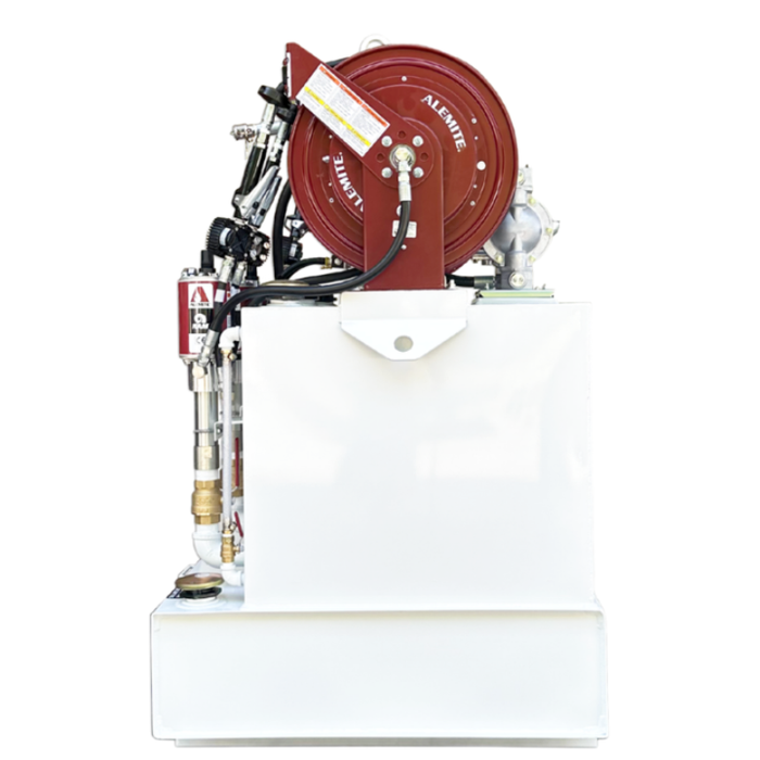 Taylor Pump & Lift 42"W x 36"D x 60"H Triple 30-Gal New Oil & 60-Gal Used Oil Lube Skid Model TPL 236-993