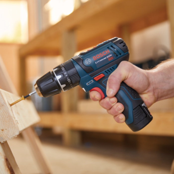 Bosch 12V Max 3/8 In. Hammer Drill/Driver Kit Model PS130-2A
