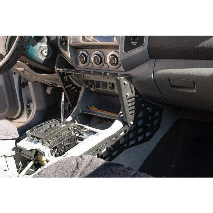 Rago Fabrication 2005-2015 2nd Gen Toyota Tacoma Center Console Molle Storage Panel Model R0515TTACCMP-P