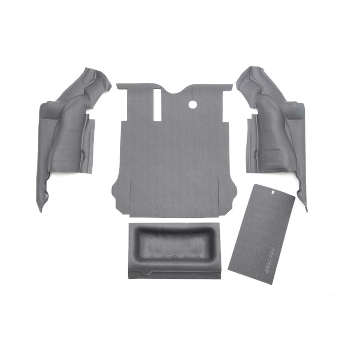 Bedrug Jeep Bedtred 4Dr Rear 5Pc Cargo Kit (Inc Tlgte & Tub Liner) Model BTJK11R4