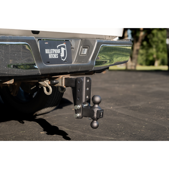 BulletProof Hitches 2.0" Medium Duty 4" Drop/Rise Hitch Model MD204