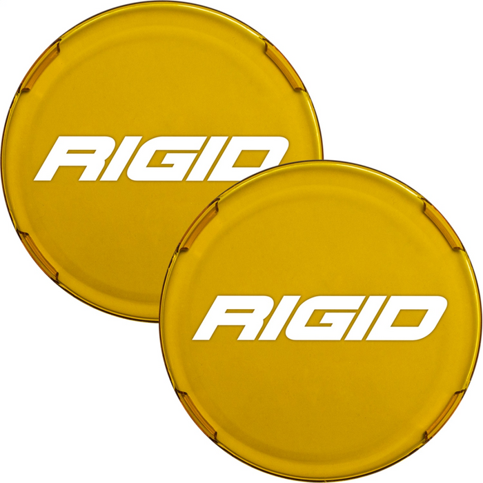 Rigid Industries Light Cover For 360-Series 6 Inch LED Lights, Amber, Pair Model 363662