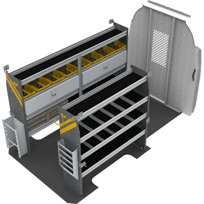 Ranger Design Electrician Van Shelving Package for Mercedes Sprinter High Roof 144" Wheelbase Model DHS-11