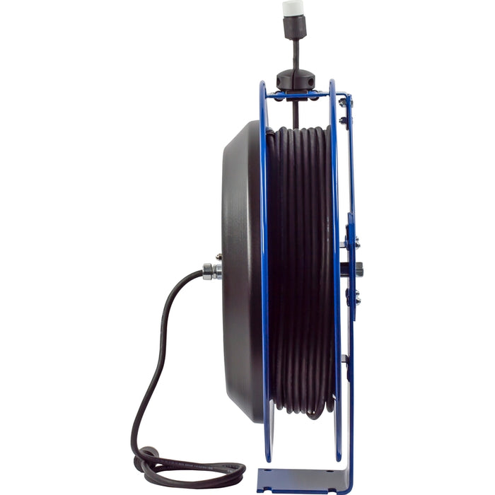 Coxreels PC Series Spring Driven Cord Reel Single Industrial Receptacle 16 GA x 100 ft. - Cord Included Model PC24-0016-A