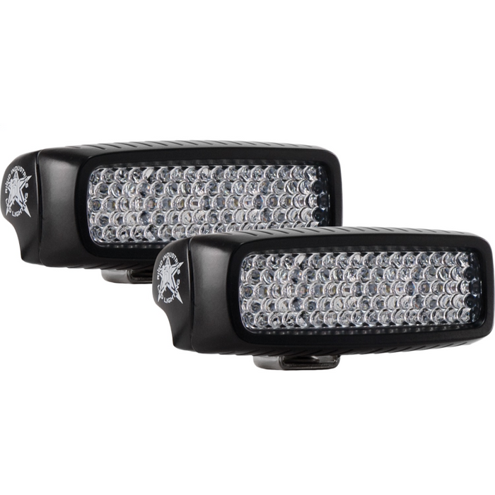 Rigid Industries Back-Up Kit, Includes 2 SR-Q Series PRO Flood Diffused, Surface Mount Model 980023