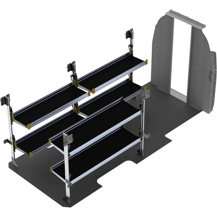 Ranger Design Delivery Van Shelving Package for Mercedes Sprinter High Roof 170" Wheelbase Model DHL-19