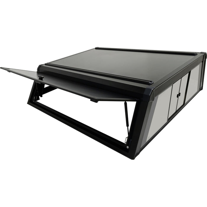 Westin EXP Truck Cap with Sliding Front Glass Matte Black Model 16-14685S