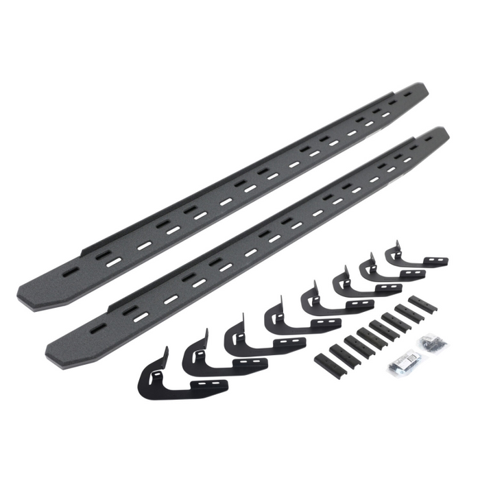 Go Rhino RB30 Slim Line Running Boards with Mounting Bracket Kit Model 69605880ST