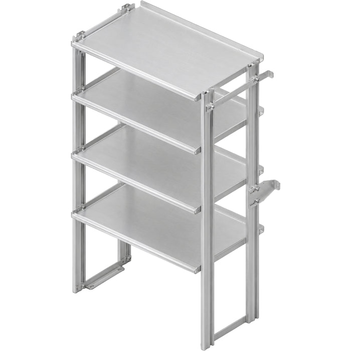 Hackney Base Shelving Module with Standard Top and 3 Shelves - 23D x 36W x 60.5H Model 2336SB