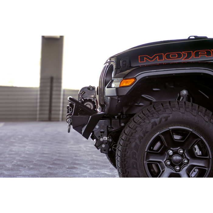 DV8 Offroad 2007-2026 Jeep GladiatorJT Wrangler JK JKU JL JLU Fs-1 Series Stubby Front Bumper Model FBJL-11