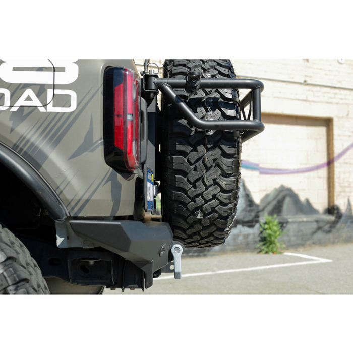 DV8 Offroad 2021-2026 Ford Bronco Spec Series Rear Bumper Model RBBR-05