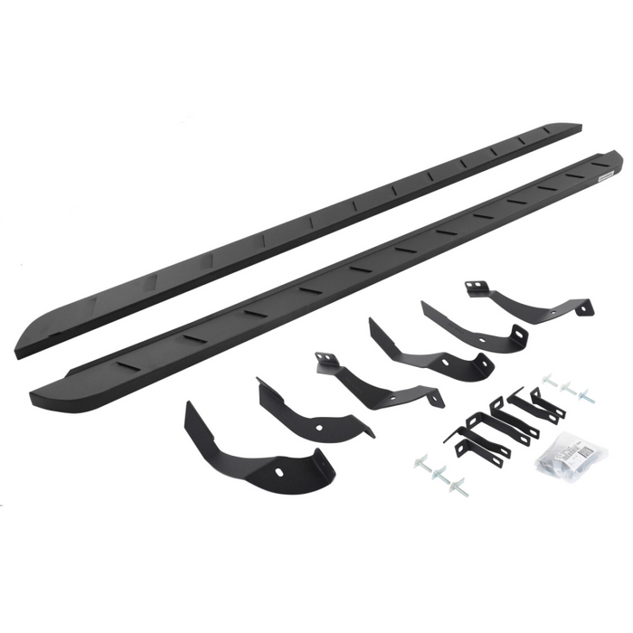 Go Rhino RB10 Slim Line Running Boards with Mounting Brackets Kit Model 63405187SPC