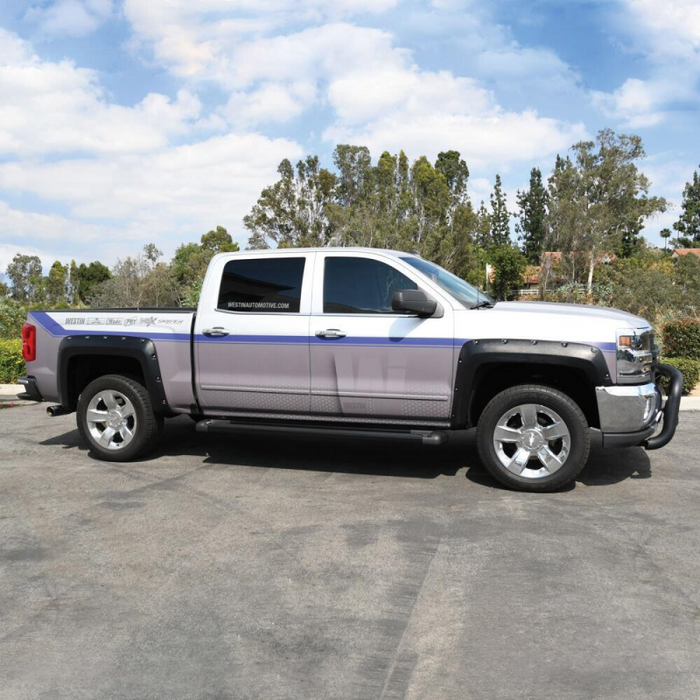 Westin SG6 Running Boards Black Aluminum 85.5'' Model 27-65755