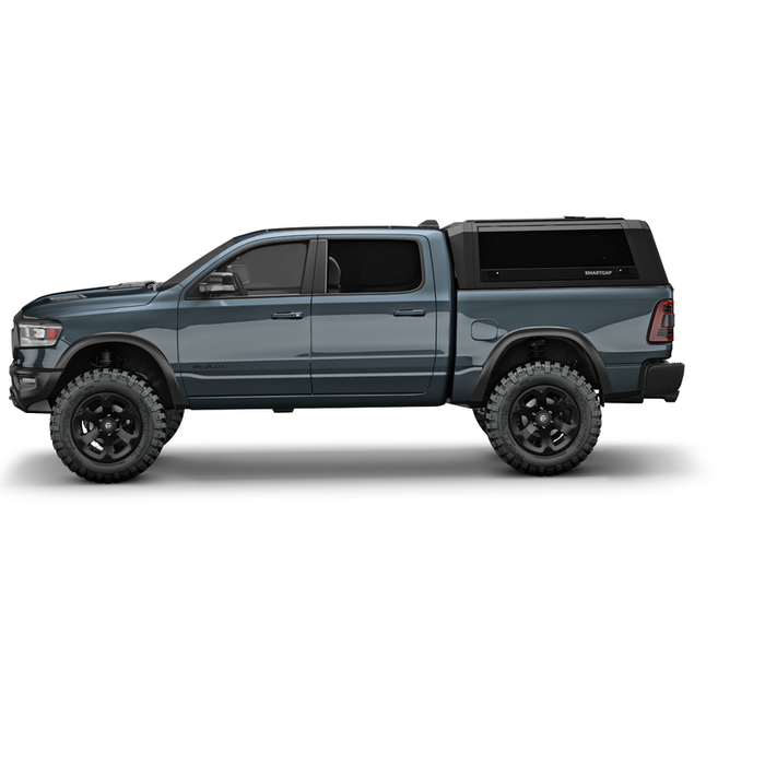 SmartCap Matte Black Truck Bed Cap EVO Sport Series w/ Vertical Locks Model EV1005-MB