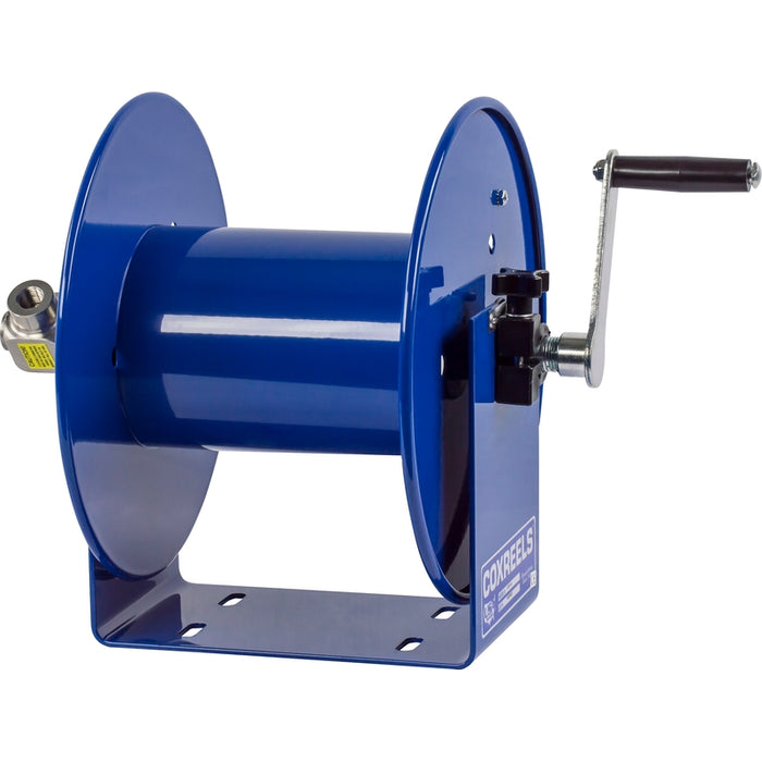 CoxReels 100 Pure Flow Series Compact Hand Crank Breathing Air Hose Reel 3/8 in. x 100 ft. - No Hose Model 112P-3-8