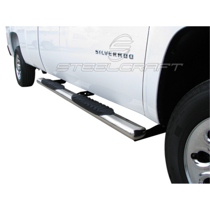 Steelcraft 5in. Oval Stainless Steel Step Nerf Bars Model 402119