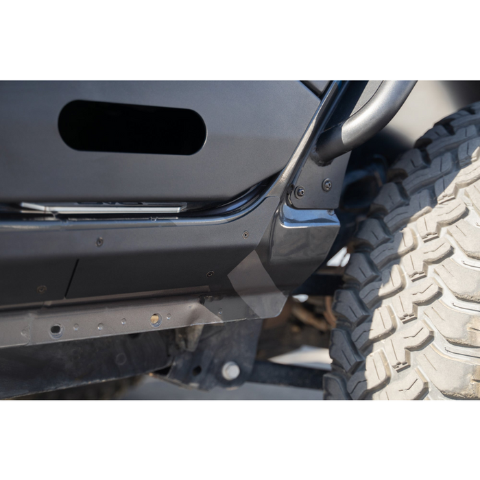 DV8 Offroad 2018-2026 Jeep Wrangler JLU 4-Door Rock Skins Model SRJL-09