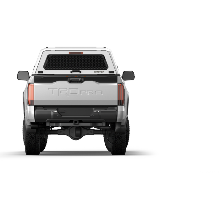 SmartCap OEM White Truck Bed Cap EVOc Commercial Series w/ Horizontal Locks Model EC1310-WH