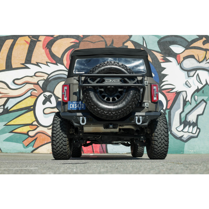 DV8 Offroad 2021-2026 Ford Bronco Spec Series Rear Bumper Model RBBR-05
