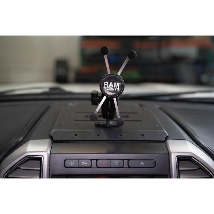 DV8 Offroad 2015-2020 F-150 , 2017-2021 F-250/350 Digital Device Dash Mount Model DMFF-01