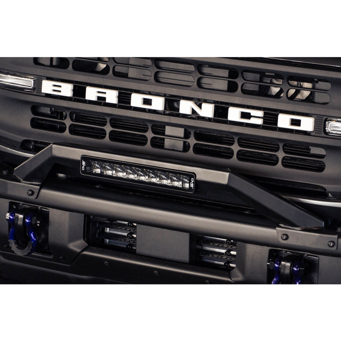 DV8 Offroad 2021-2025 Ford Bronco Factory Modular Front Bumper Bull Bar Model LBBR-04