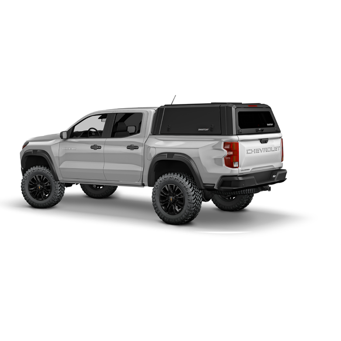 SmartCap Matte Black Truck Bed Cap EVOA Adventure Series w/ Vertical Locks Model EA0113-MB