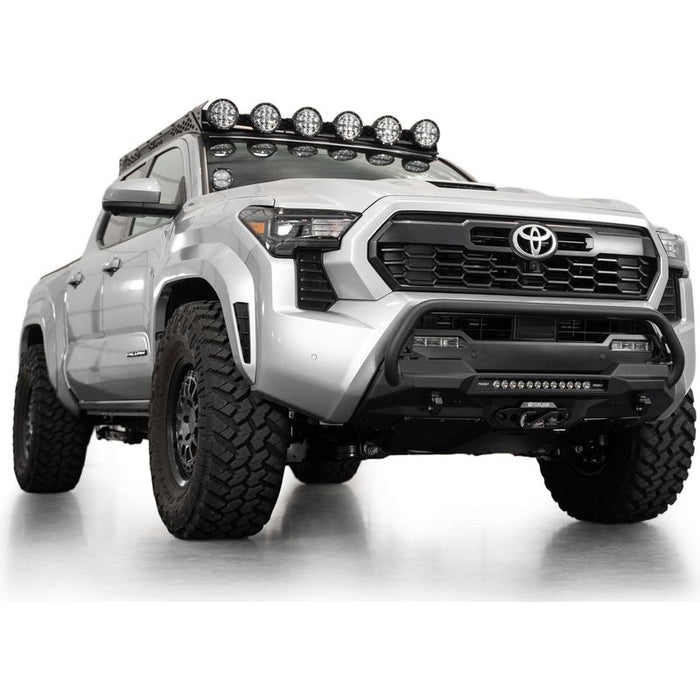Addictive Desert Designs 24+ Toyota Tacoma Stealth Center Mount Winch Front Bumper w/ Top Hoop Model F6703512601NA