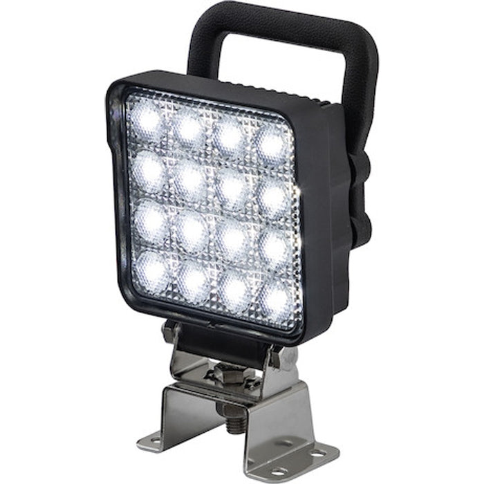 Buyers Products 4.25 Inch Square LED Flood Light w/ Handle and Switch Model 1492249