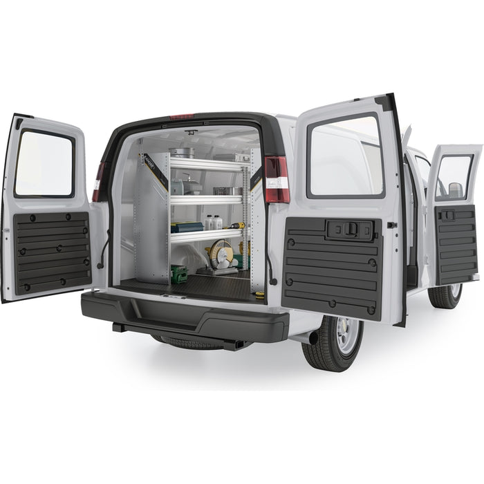 Ranger Design Aluminum Van Shelving Package for Chevrolet Express 135" Wheelbase Model GSR-27