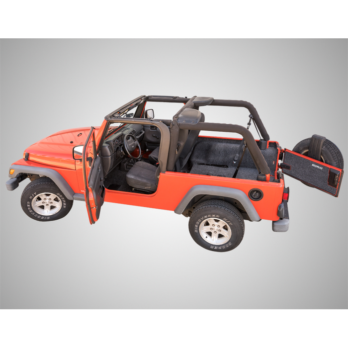 Bedrug Jeep Bedrug Rear 4Pc Cargo Kit (Inc Tlgte & Tub Liner) Model BRLJ04R